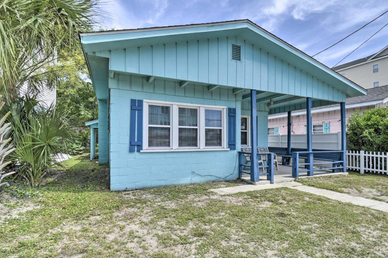 Bright Myrtle Beach Bungalow Steps To The Beach! エクステリア 写真